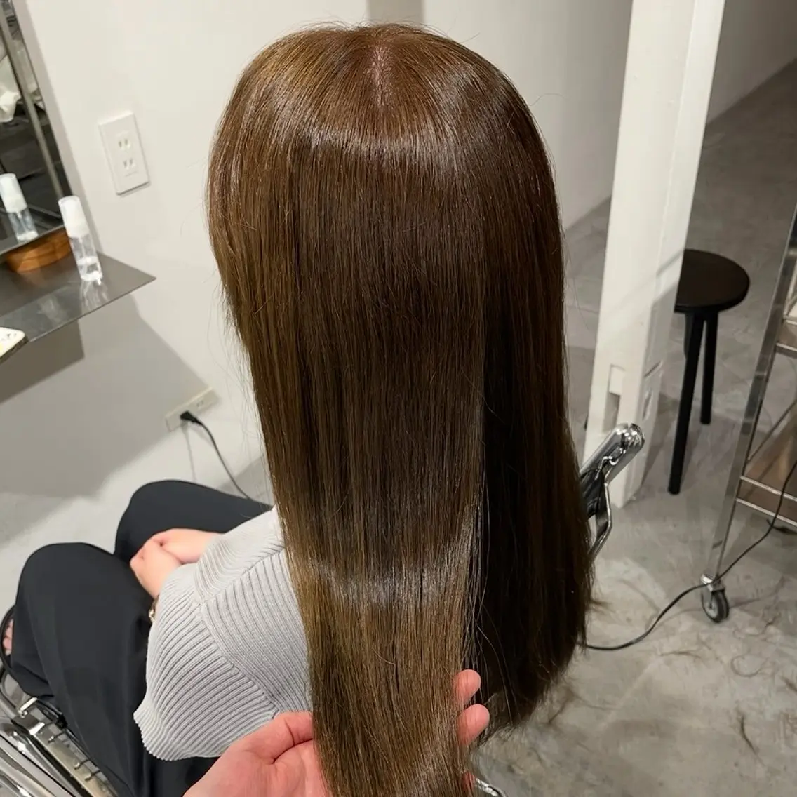 ロング ヘアカラー トリートメント Kiwa 江坂/Hareruのヘアスタイル