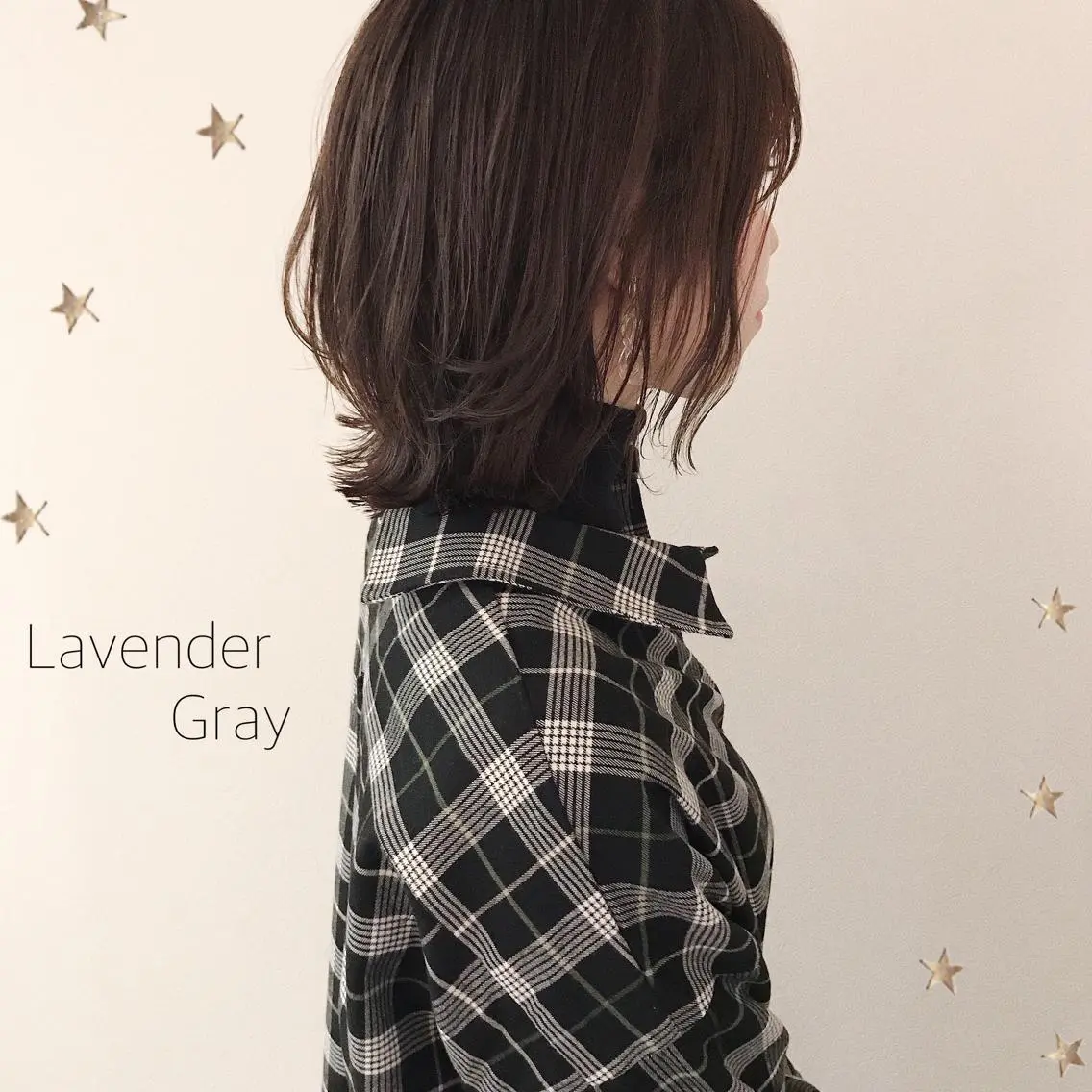 ミディアム カラー カット ヘアカラー 市川 千夏のヘアスタイル