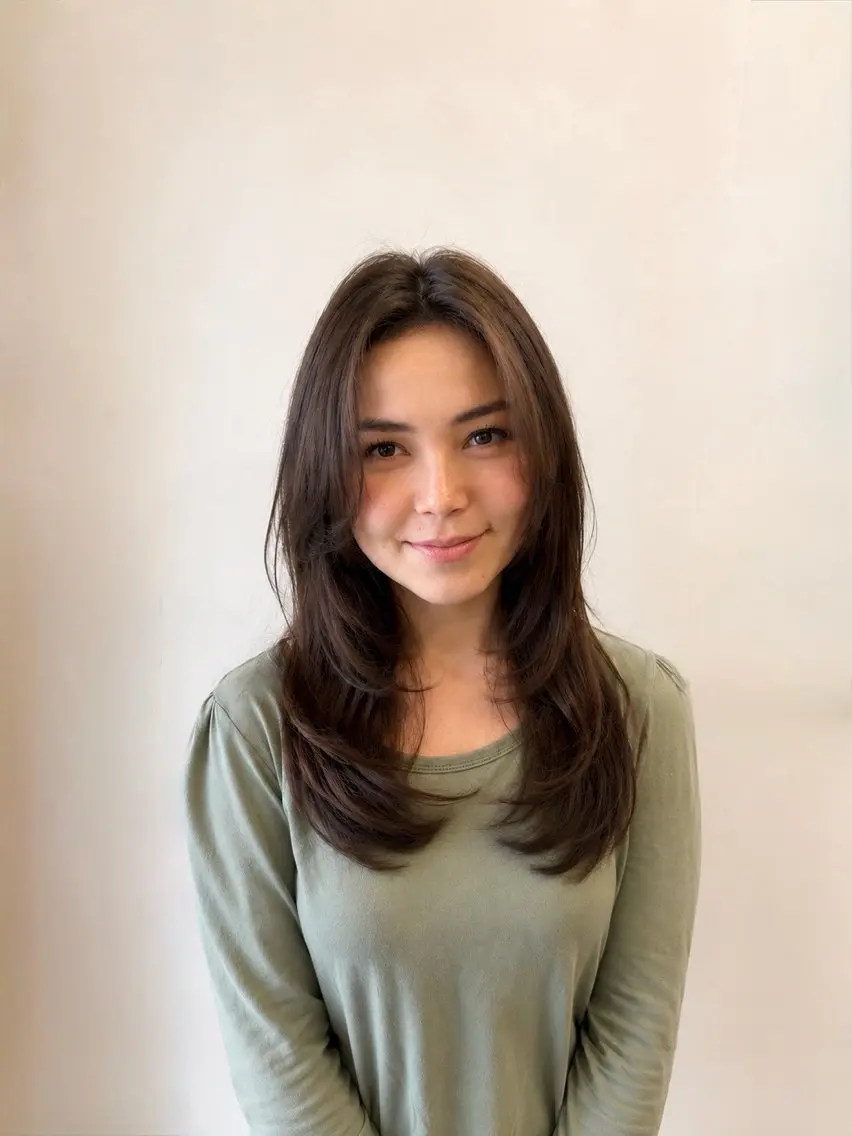 レディース学生限定カット＋ワンカラー（モデル）の写真