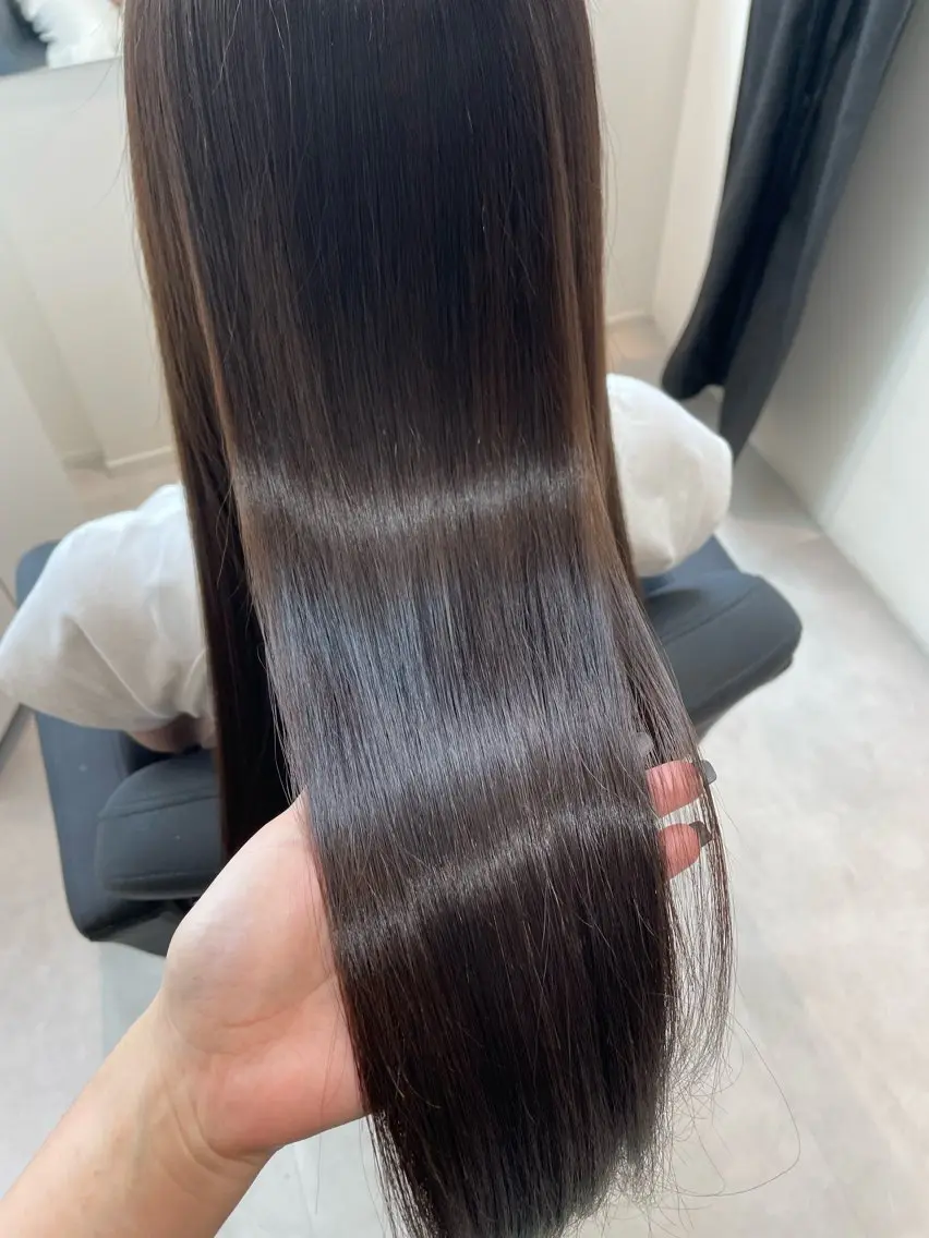 ロング カラー カット ヘアカラー トリートメント 村山 美空のヘアスタイル