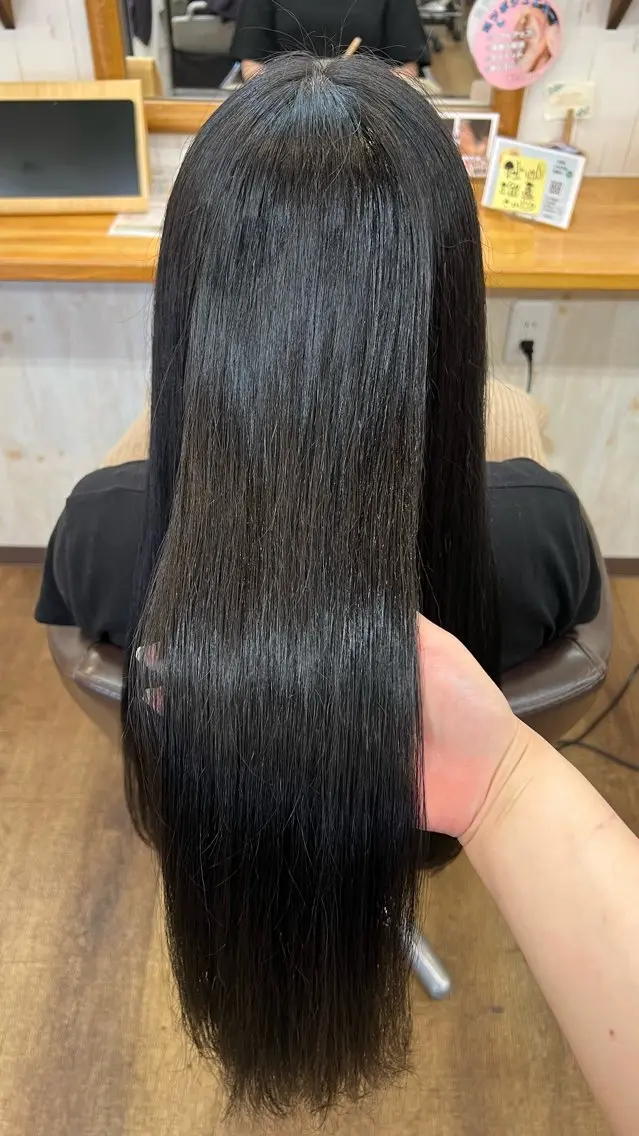 ロング カット ヘアカラー トリートメント 💎【艶カラー】 ほのか💎のヘアスタイル