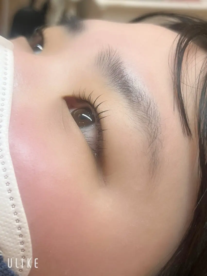 マツエク・マツパ パリジェンヌラッシュリフト 一重×まつ毛パーマ マツパ Flor上大岡 *フルノ リナ*のマツエク・マツパデザイン