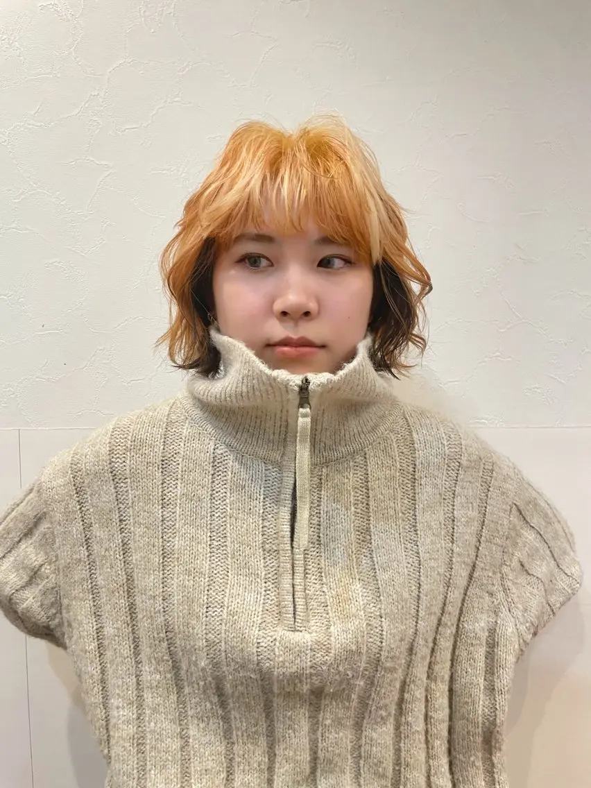 ショート カラー 久我 彩音のヘアスタイル