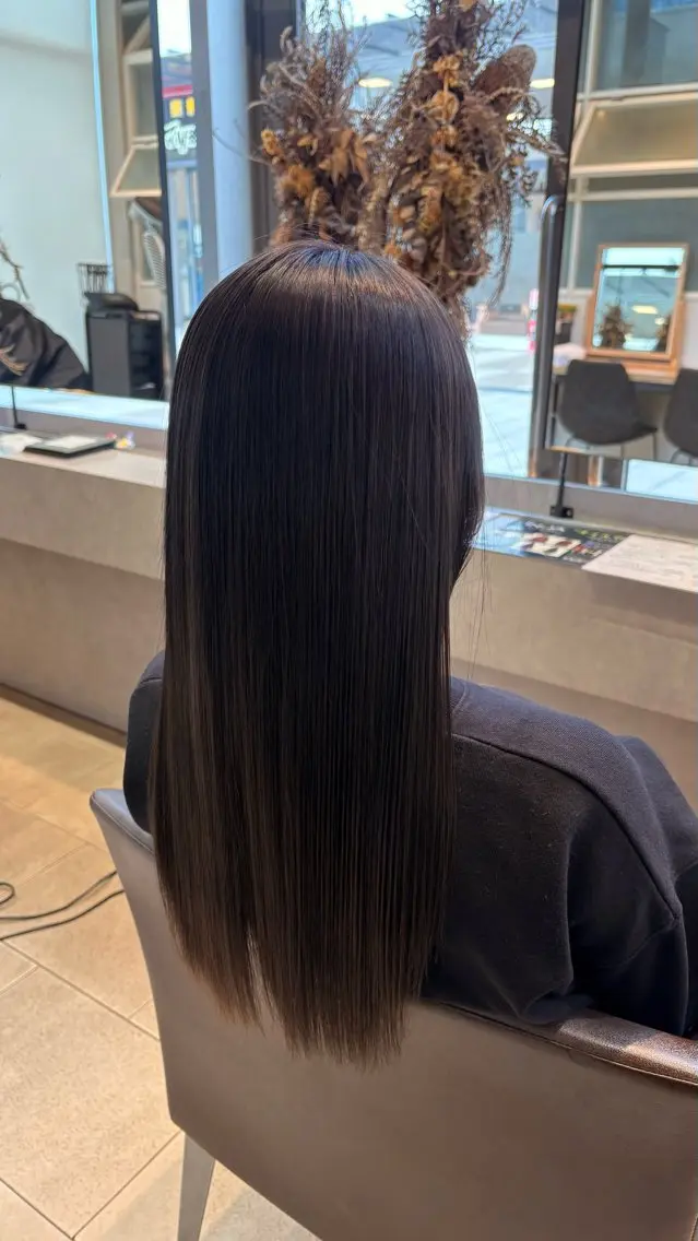 ロング ヘアカラー トリートメント ノンダメージカラー/ ボブ/RINのヘアスタイル