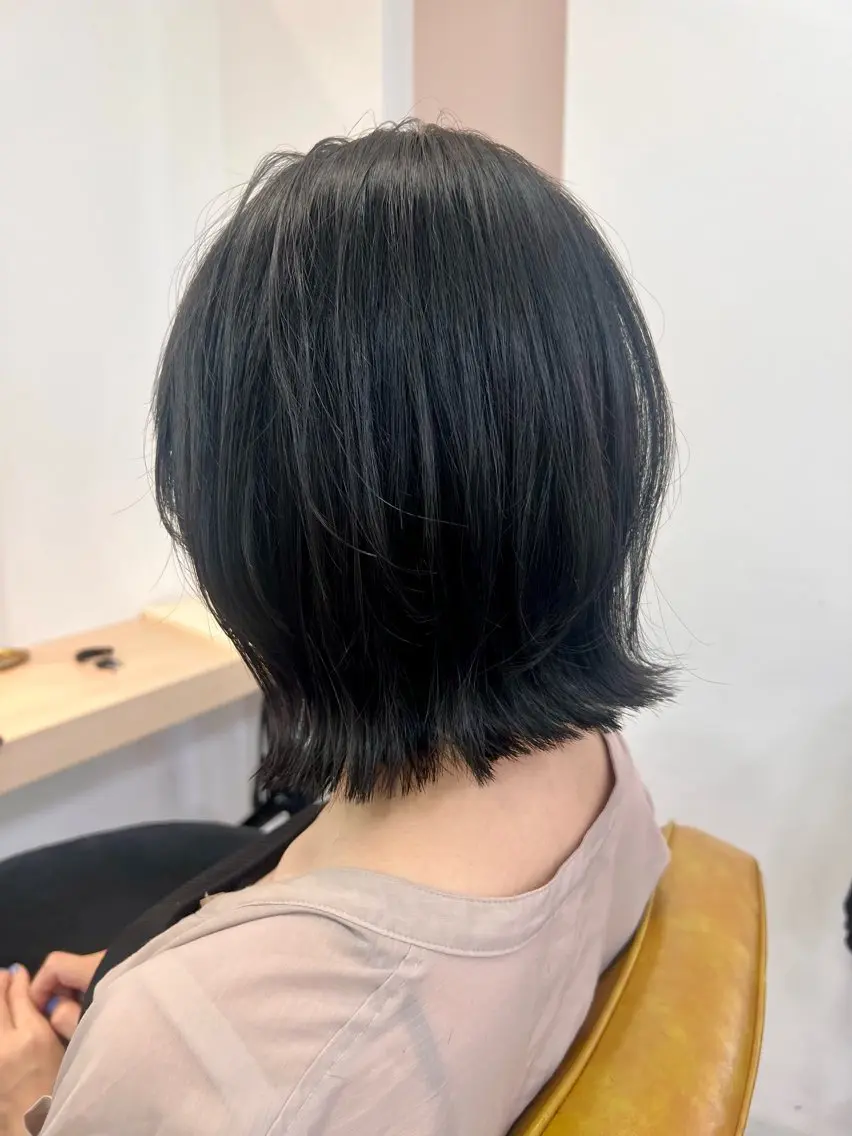 ミディアム レイヤーカット 金山/透明感カラー ヘッドスパ/hinaのヘアスタイル