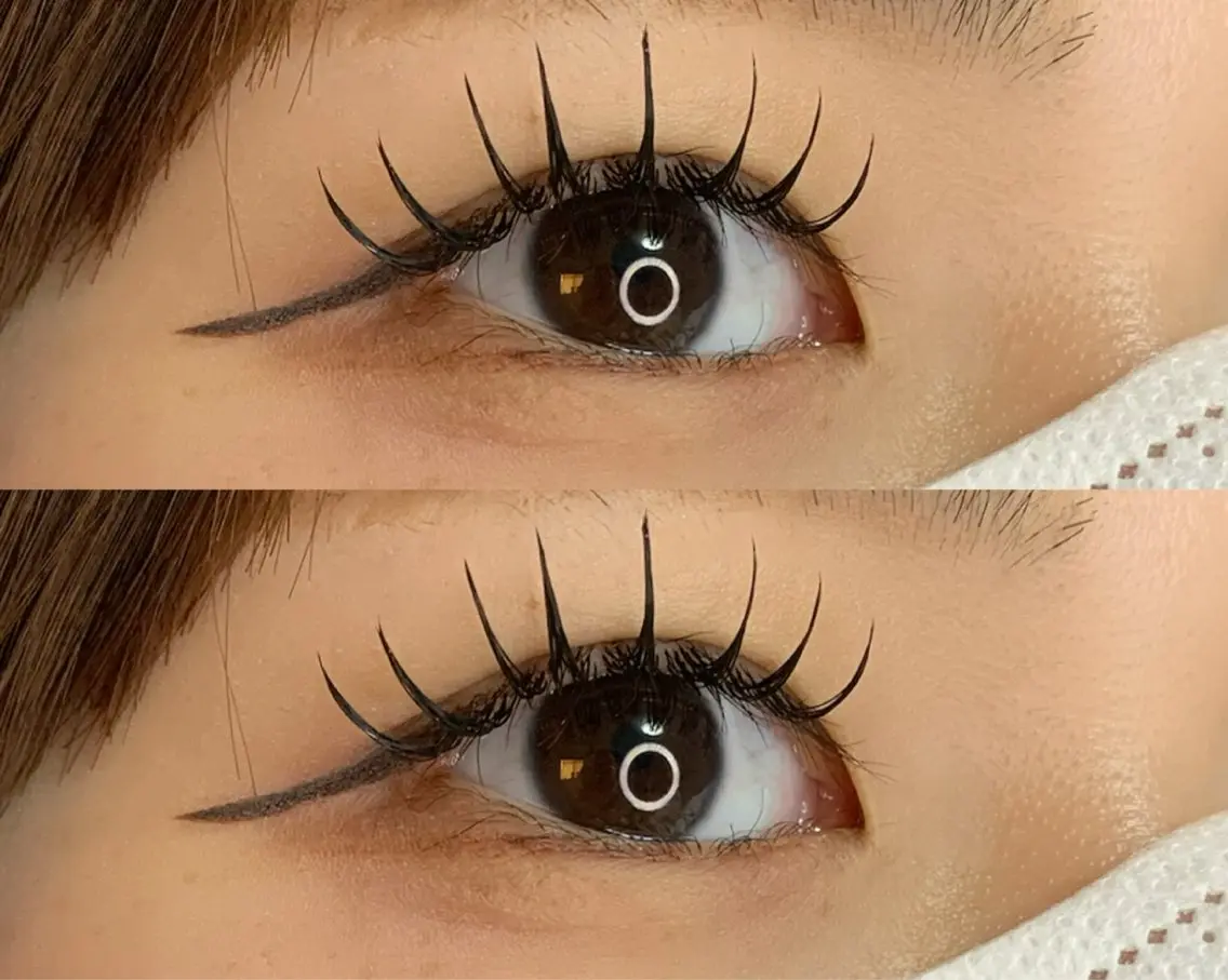 マツエク・マツパ フラットラッシュ Eyelash Salon IROのマツエク・マツパデザイン