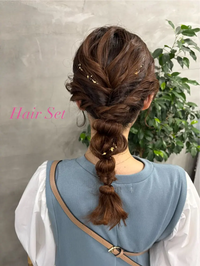 ヘアアレンジ ✨透明感艶カラー ✨💍Yuri💍のヘアスタイル