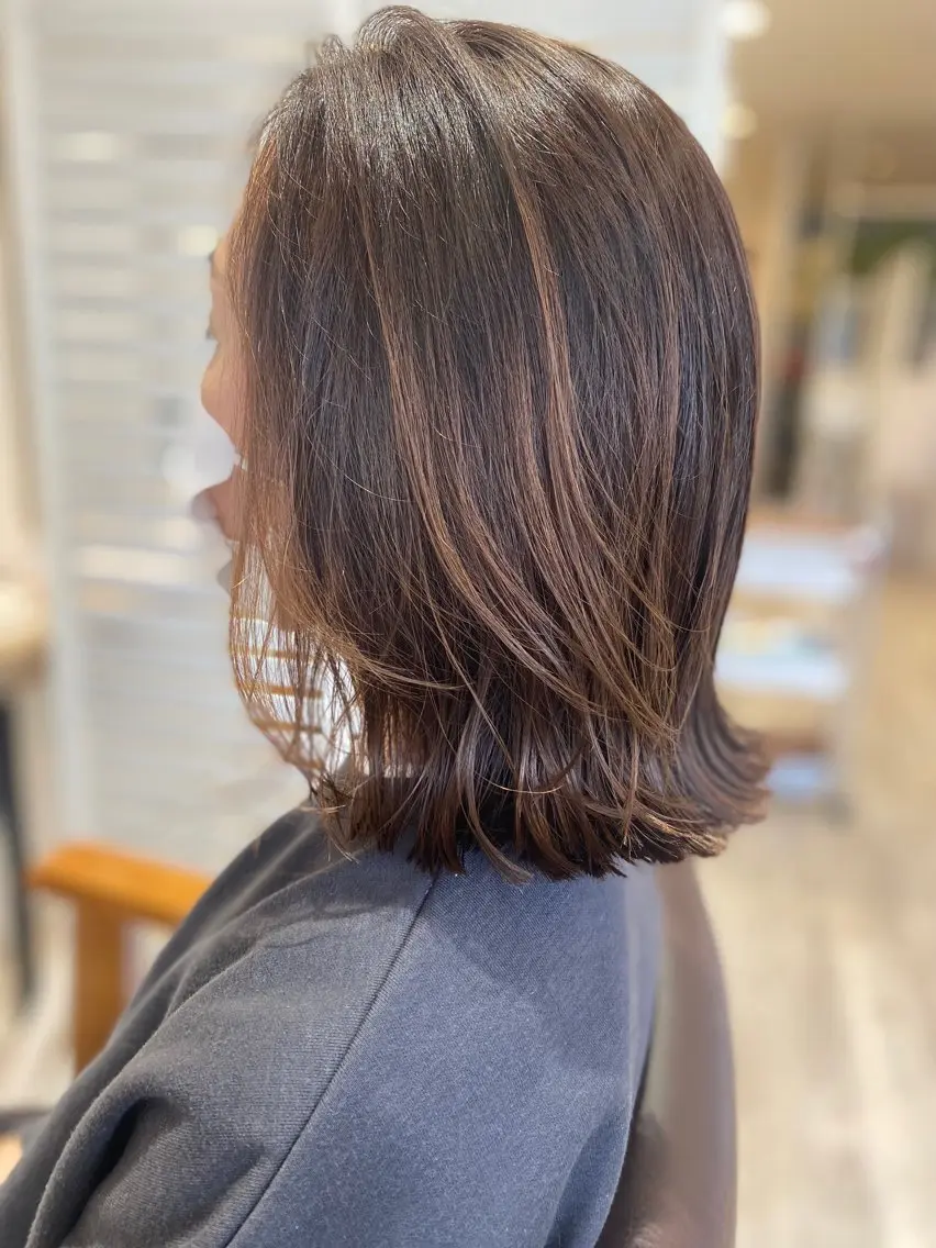 ミディアム 【ミルメルシー】 HARUKAのヘアスタイル