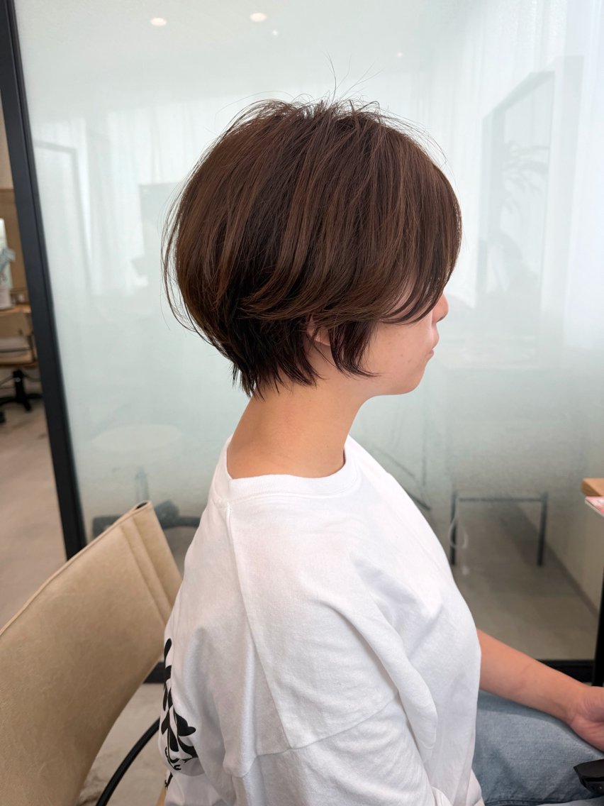 ショート カット ヘアカラー トリートメント Tamagawa Sakiのヘアスタイル