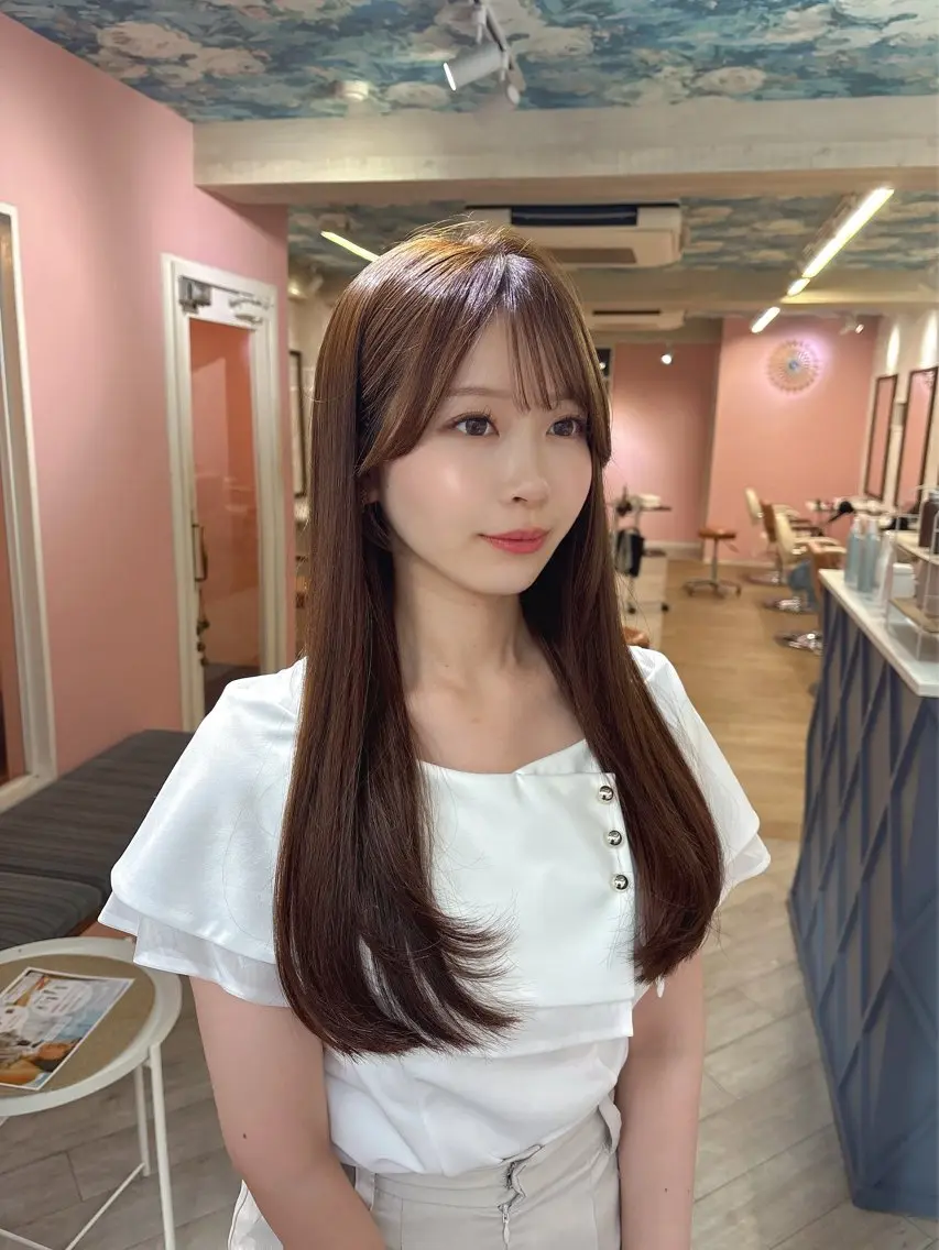 ロング カラー chihiro 🎀のヘアスタイル