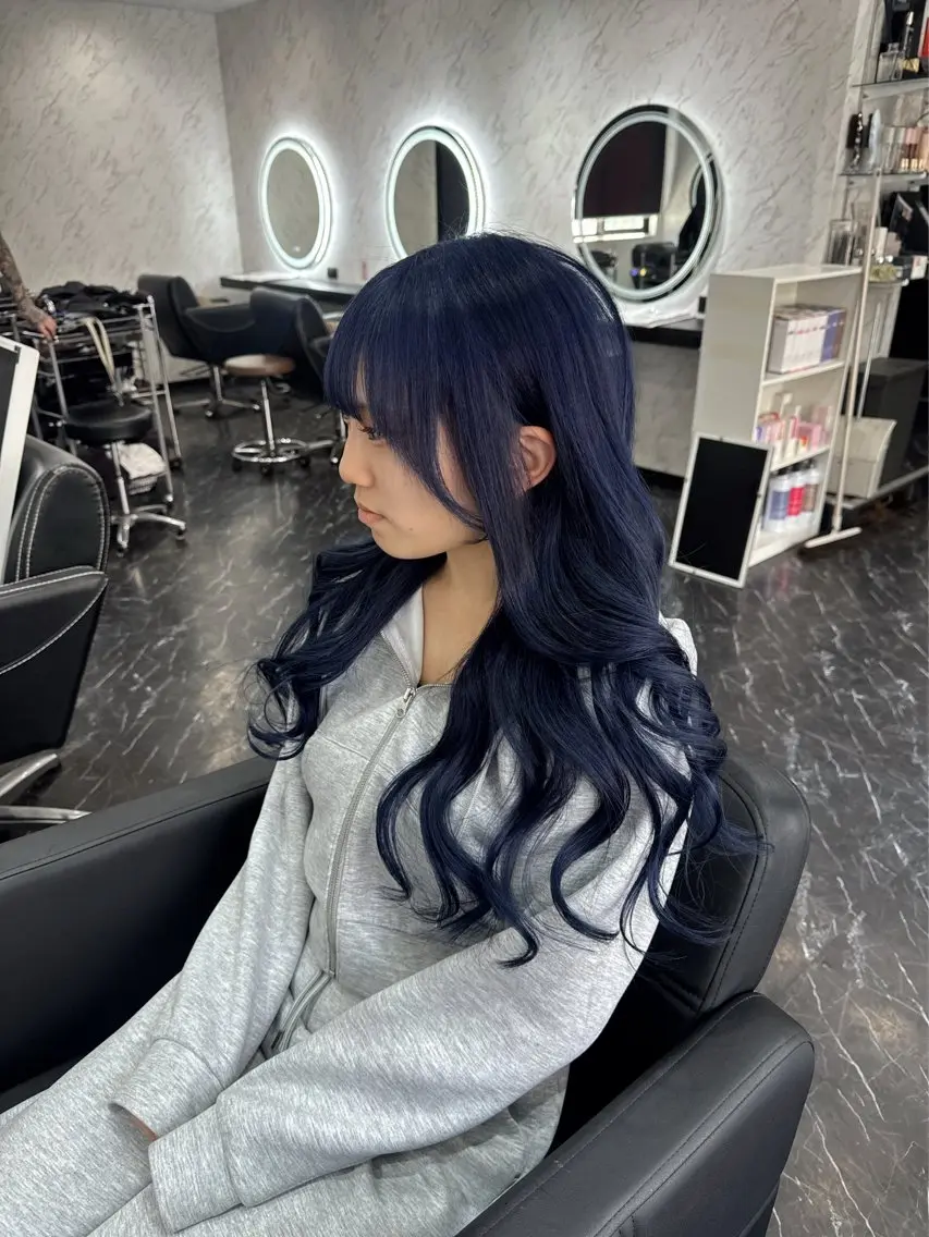 ロング ヘアカラー トリートメント stylist Momoのヘアスタイル