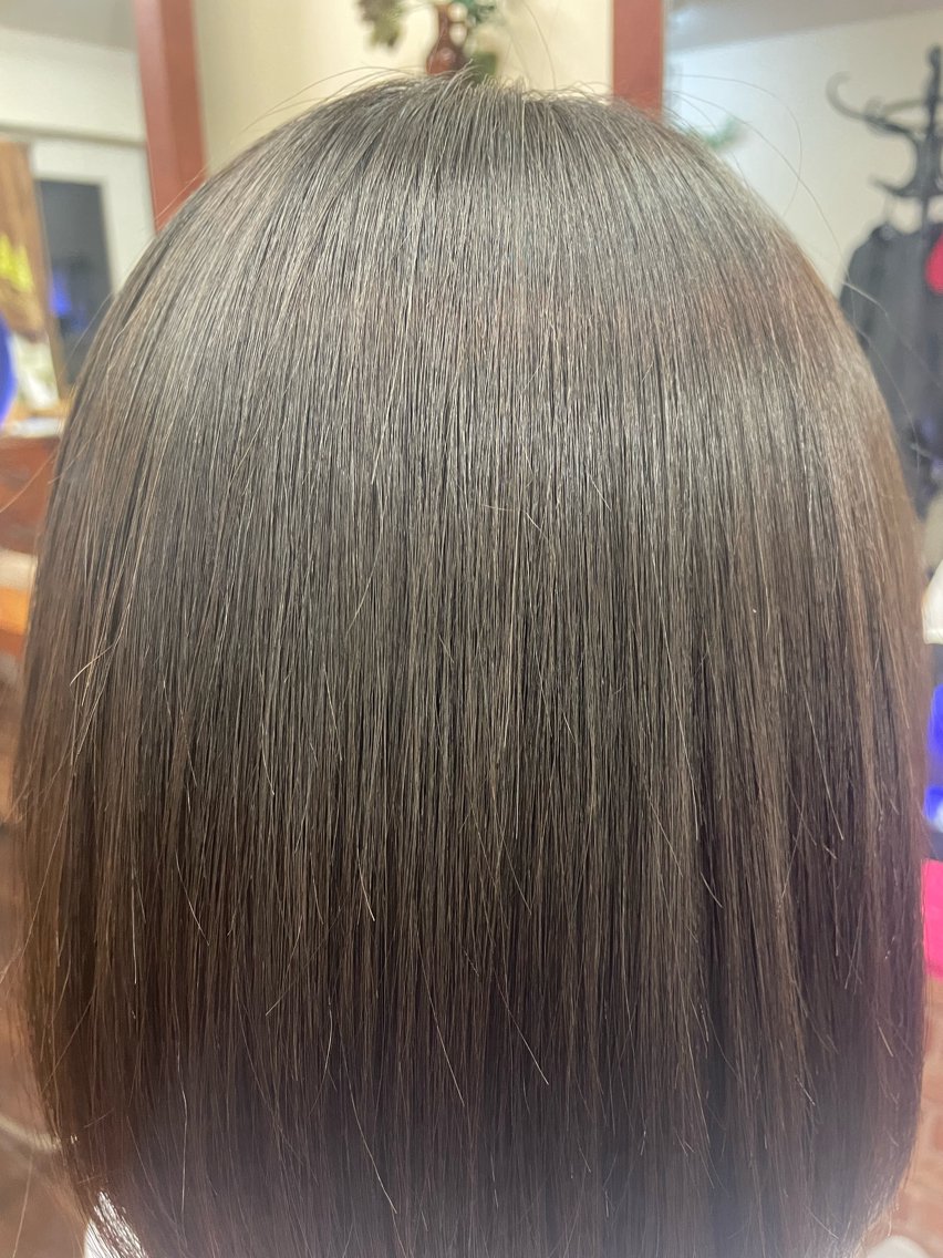 セミロング パーマ 桧山 真のヘアスタイル