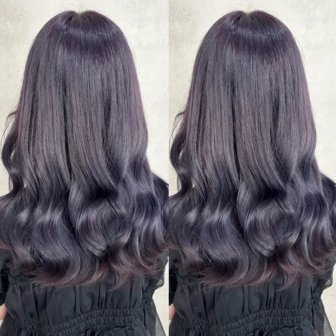 ロング カラー ラベンダーカラー ヘアカラー Rin♡透明感ピンク 🎀白肌ラベンダーのヘアスタイル