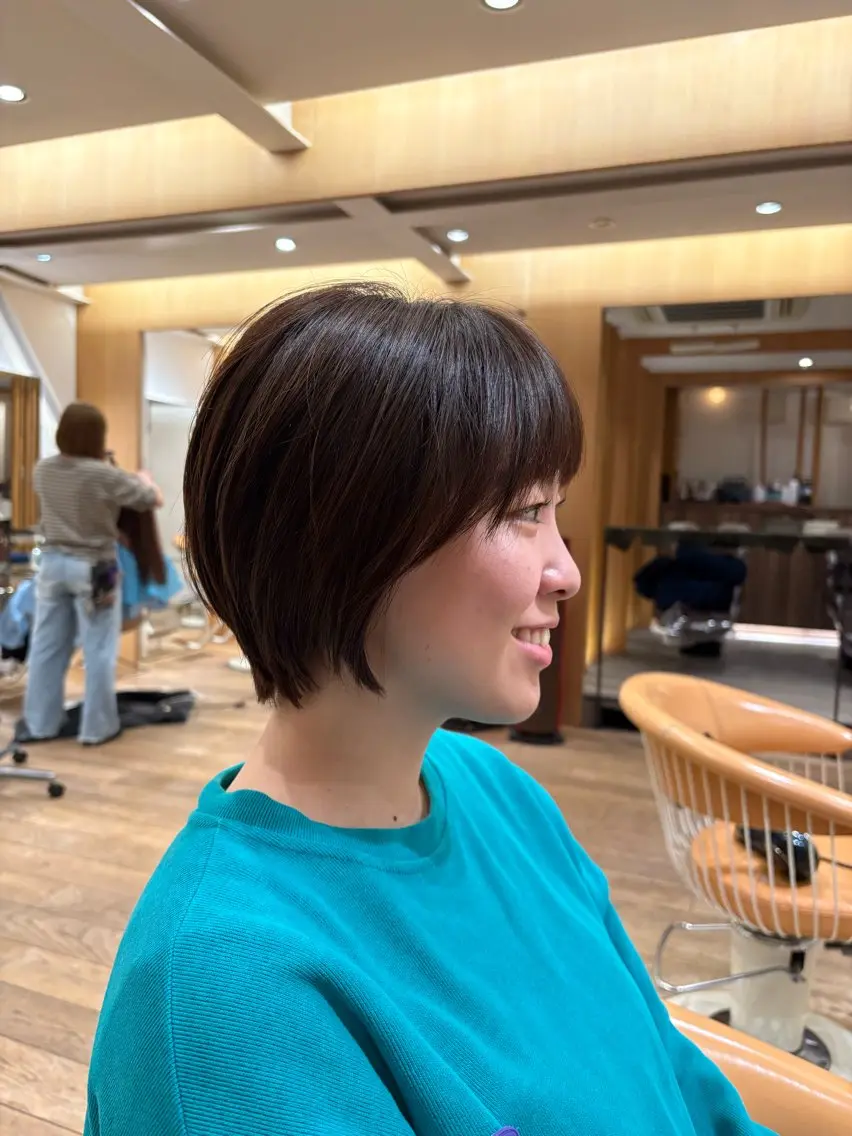 ショート アオキ サキ💫のヘアスタイル
