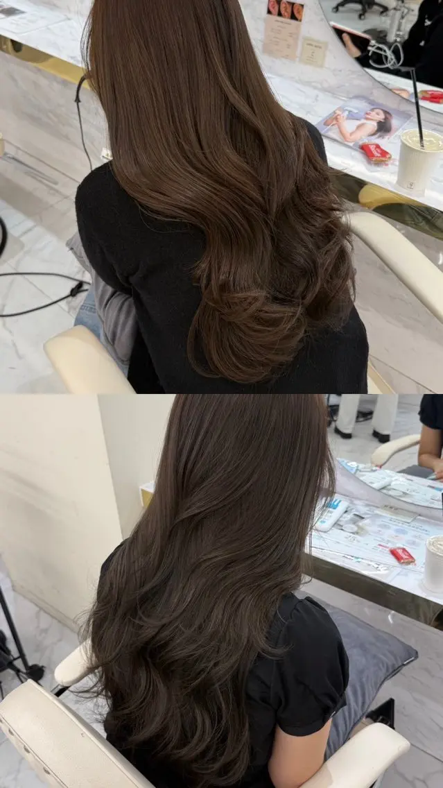 ロング ヘアカラー コハナ🩰🤍/韓国 透明感color🍒のヘアスタイル