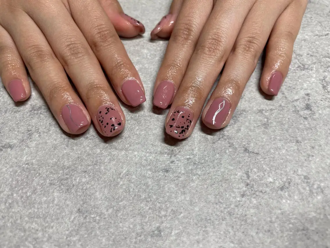 ネイル ピンク ハンドネイル mogunail &blowのネイルデザイン