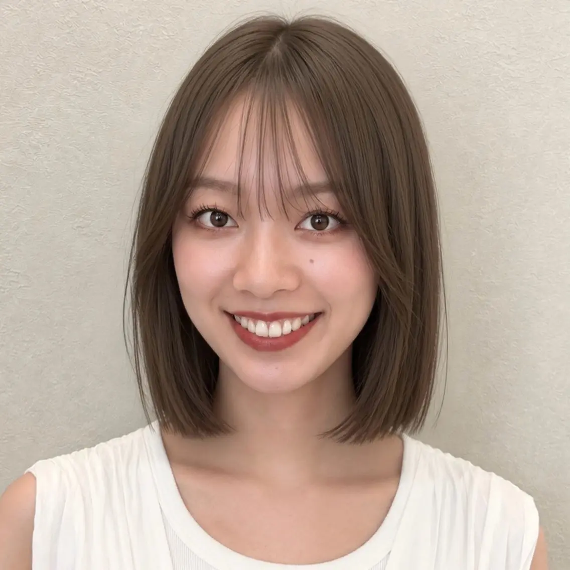 ショート カラー 透明感カラー ボブ カット ヘアカラー トリートメント mei タッセルボブ 縮毛矯正🧚‍♂️のヘアスタイル