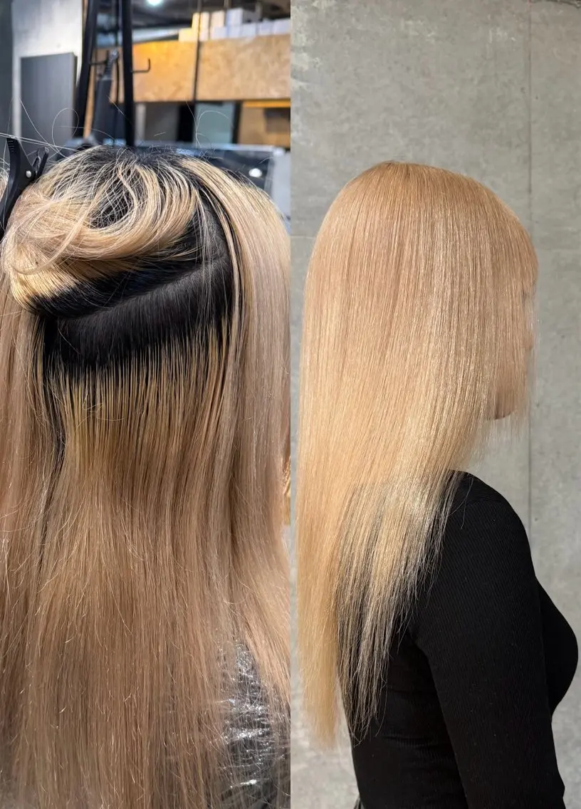 ロング カラー ブロンド ヘアカラー 【🥀履歴修正🥀】 ハイトーン職人/拓真のヘアスタイル