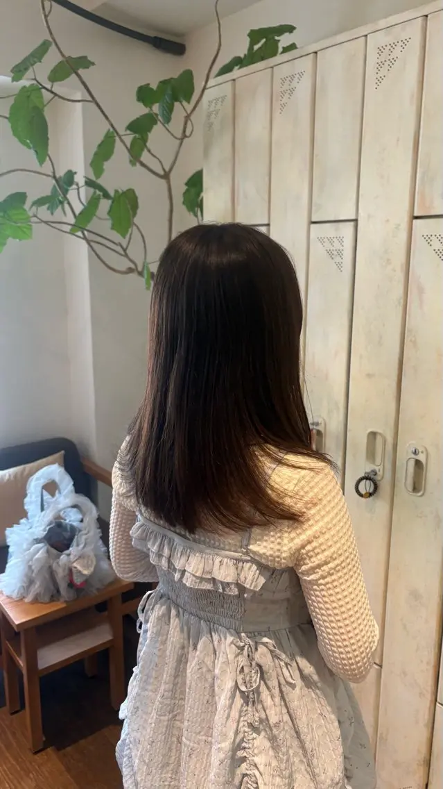 セミロング カラー ヘアカラー イノウエ アイ KNACK梅田茶屋町のヘアスタイル