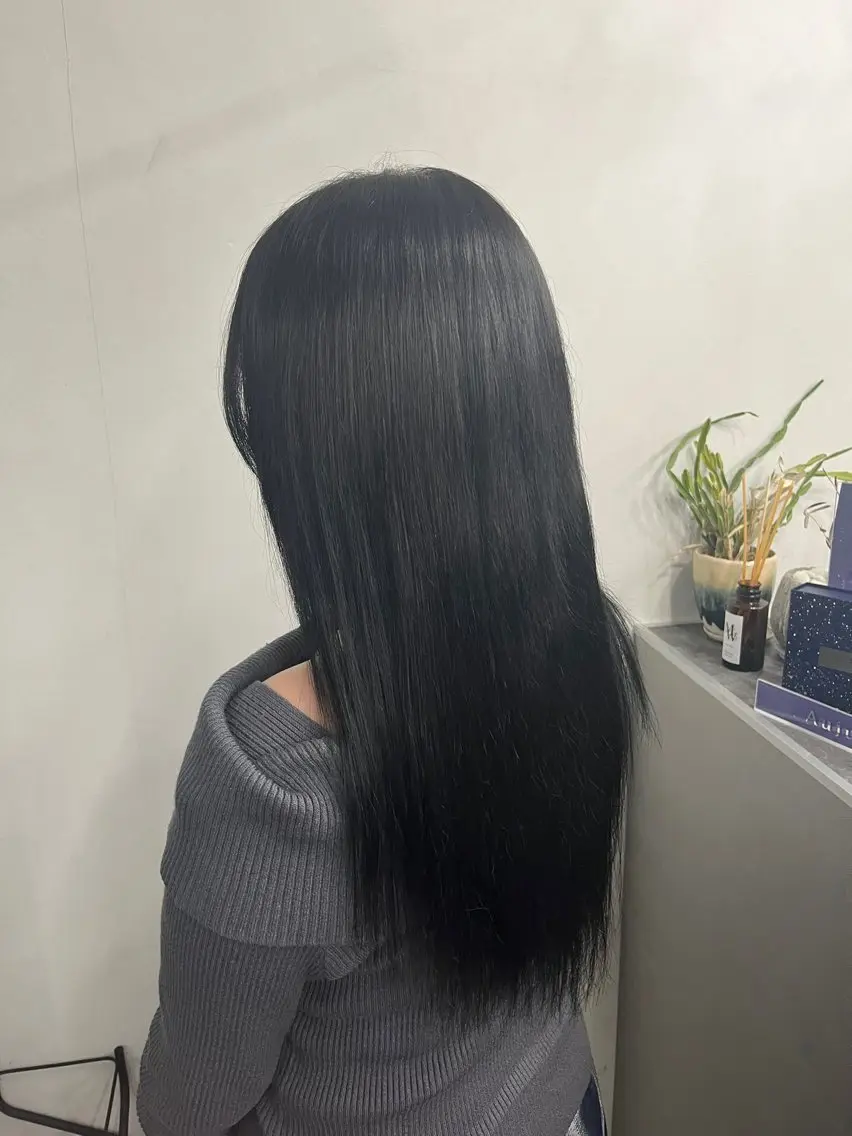 ロング ヘアカラー トリートメント 奥野JAPAN🌈 艶髪カラーのヘアスタイル