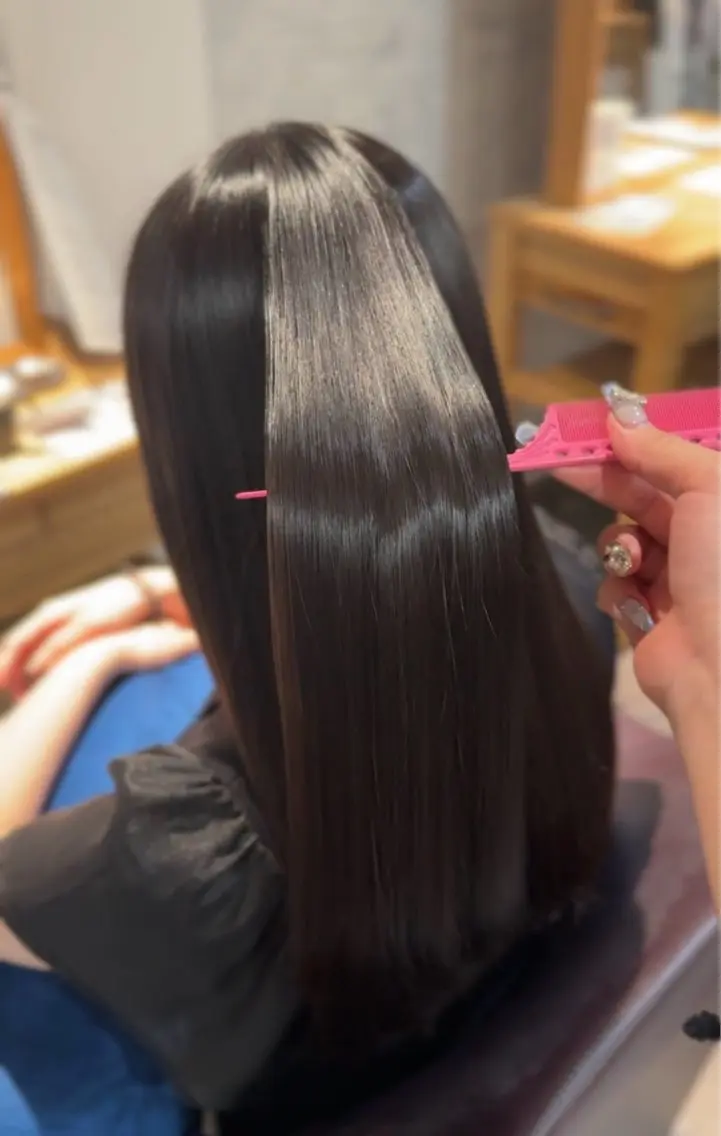 ロング パーマ カット 縮毛矯正 乃空/★縮毛矯正✩* /うる艶(.⩊<)☆のヘアスタイル