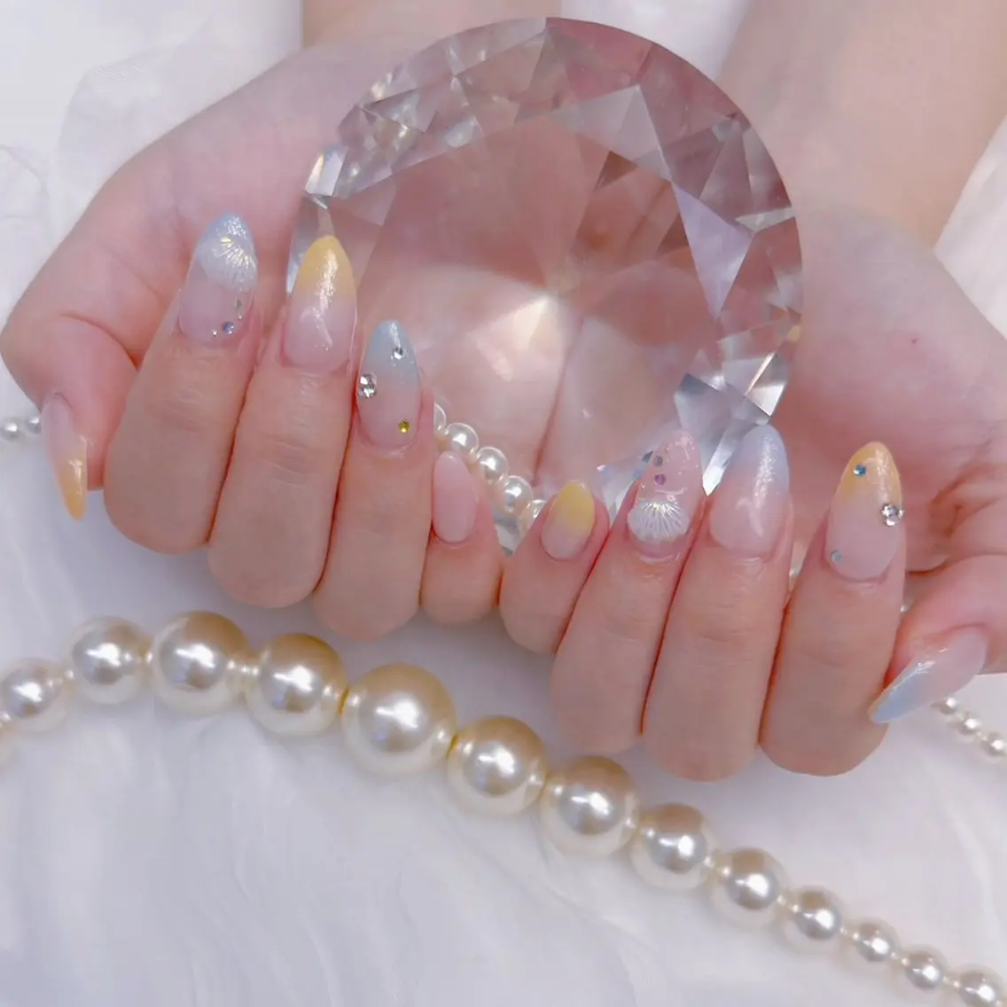ネイル Romymoon nail帆南☾ ໋のネイルデザイン