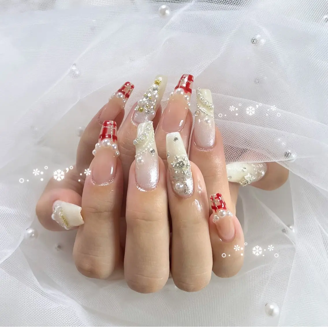 ネイル ハンドネイル Blanche mimi.u_aのネイルデザイン