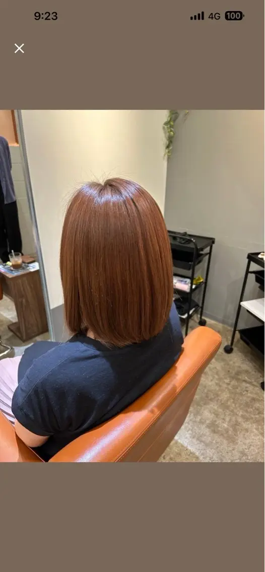 ショート カラー ブラウンカラー ヘアカラー HashTAG momokaのヘアスタイル