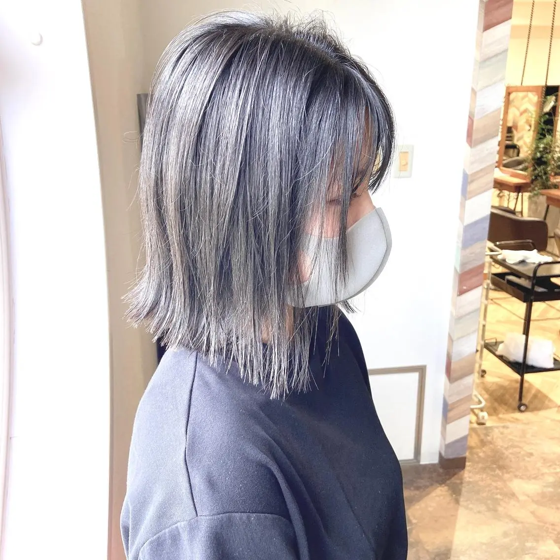ミディアム NAKAHARA TSUKUSHIのヘアスタイル