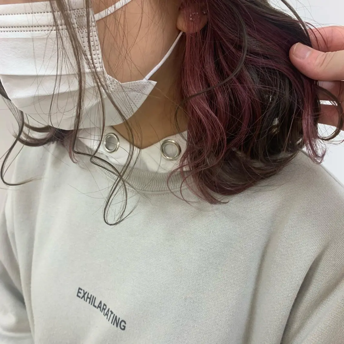 ミディアム カラー ヘアカラー トリートメント 暖色/ブリーチカラー 🎀 M i k uのヘアスタイル