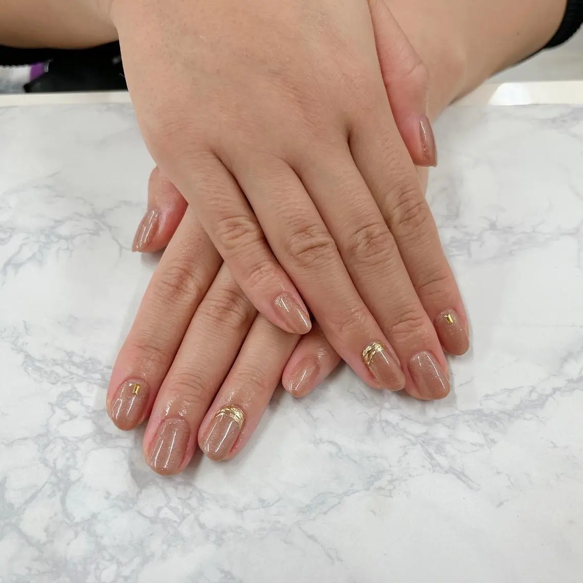 ネイル アートネイル ミラーネイル ワンカラーネイル Bianca TORII🌞のネイルデザイン