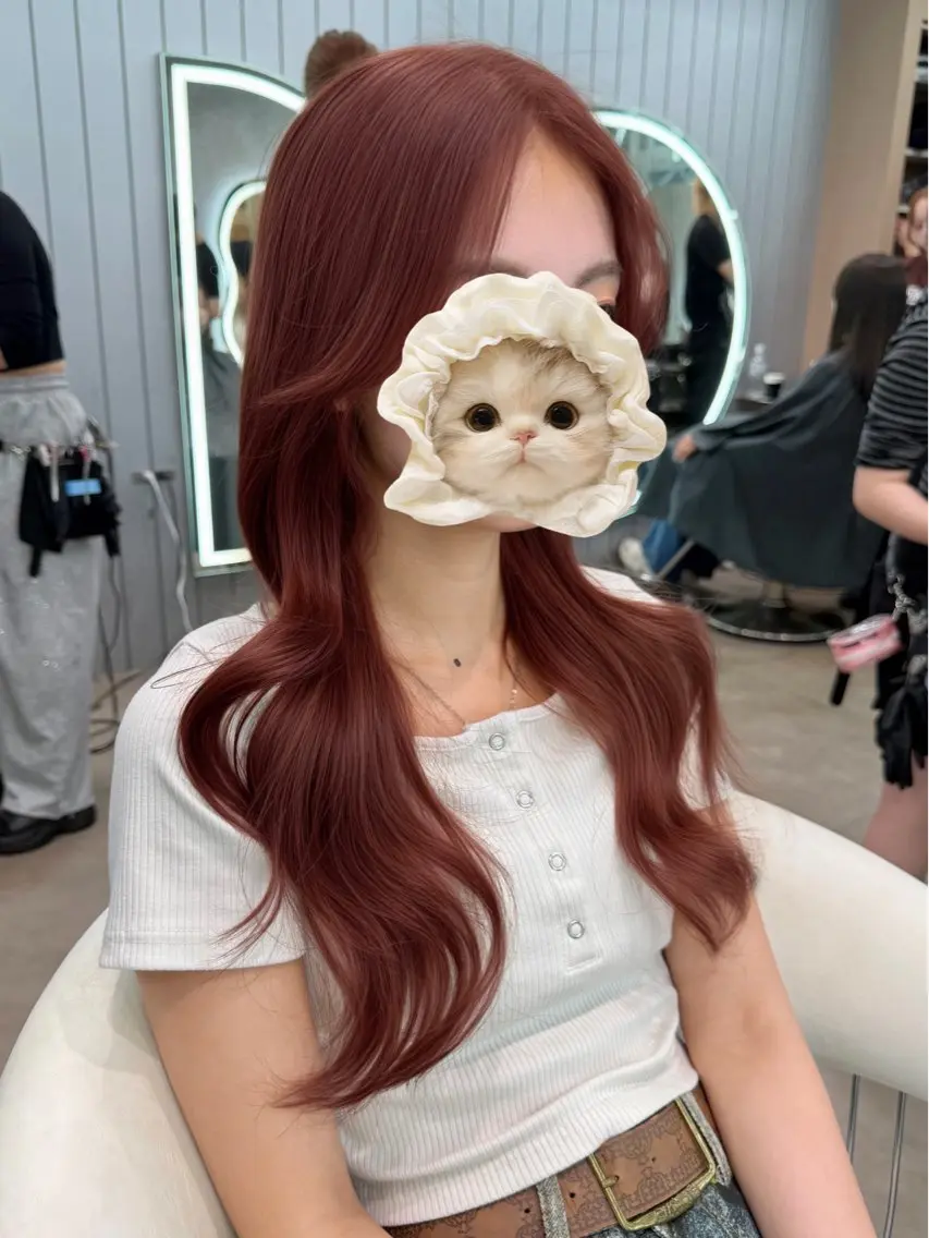 ロング カラー ヘアアレンジ アッシュ 黒髪 ブリーチ ブルーカラー ブルーブラック カット ヘアカラー トリートメント ヘアセット 大宮‎縮毛矯正🩵 レイヤー　佐藤和のヘアスタイル