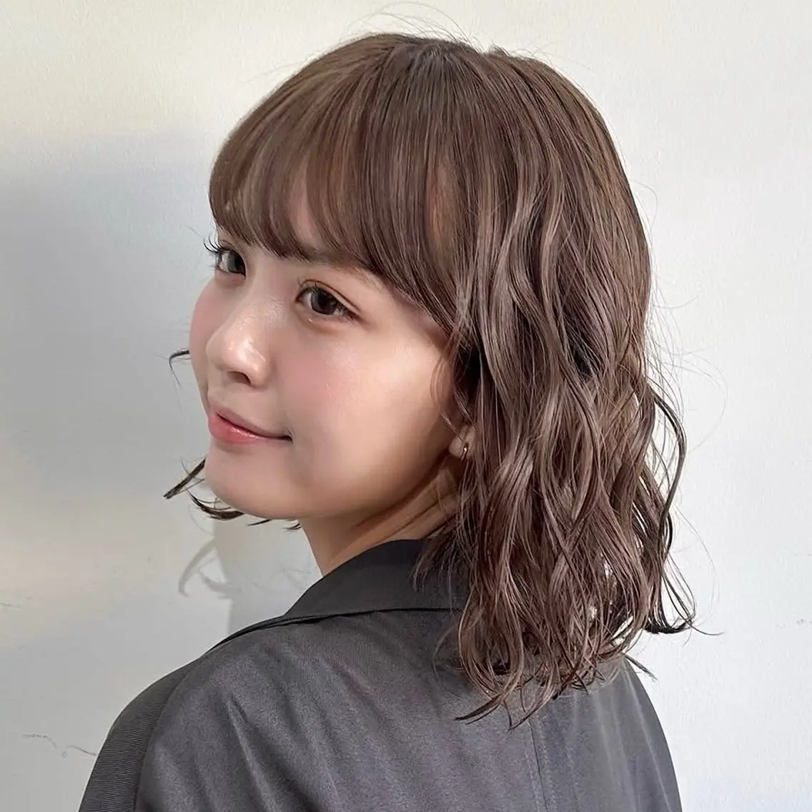 ミディアム ミディアムパーマ ボブ ボブ/ショート /sora🌙✨️のヘアスタイル