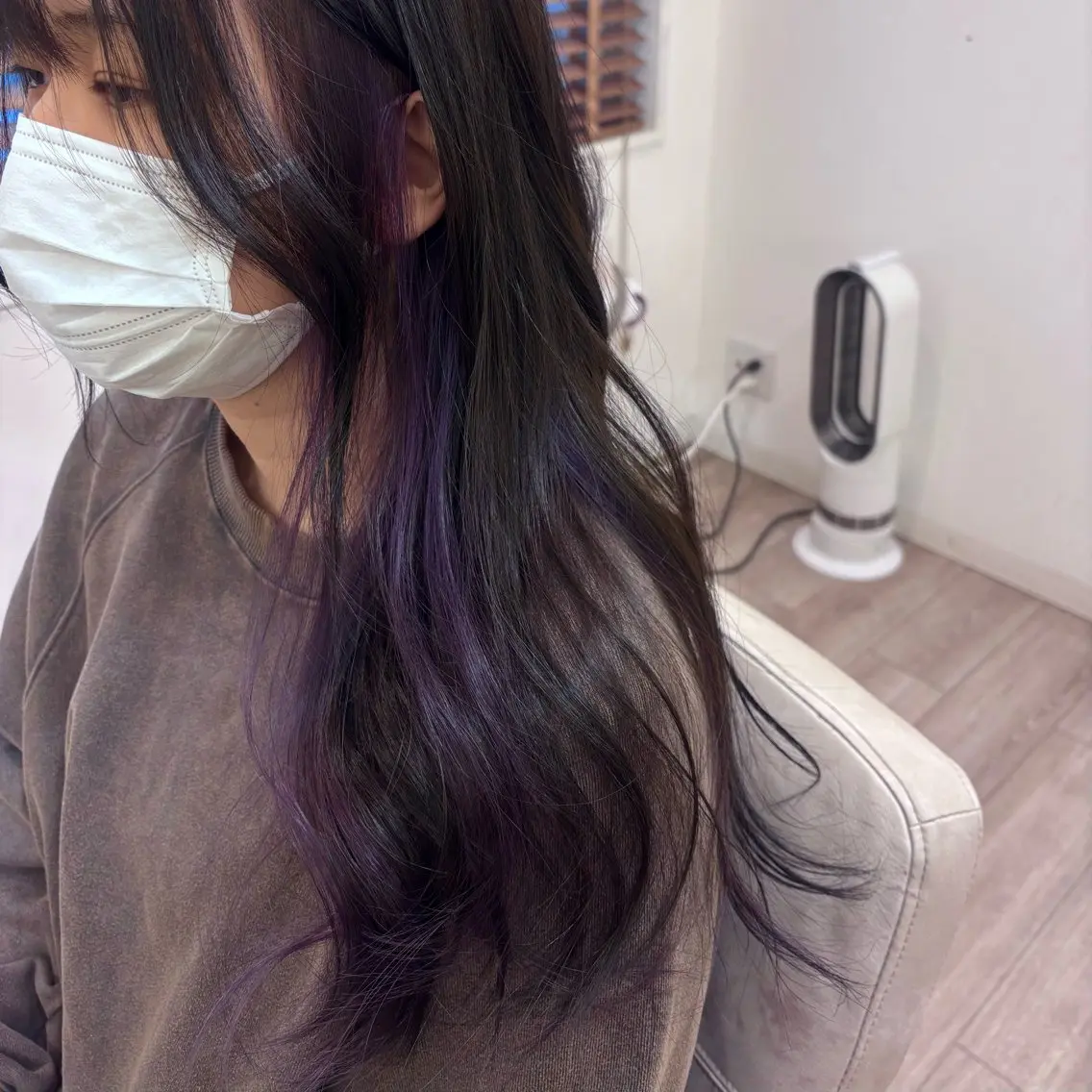 【ワンポイトでさりげなく🎀🫧⠀】イヤリングカラー(ブリーチ込み)+トリートメントの写真