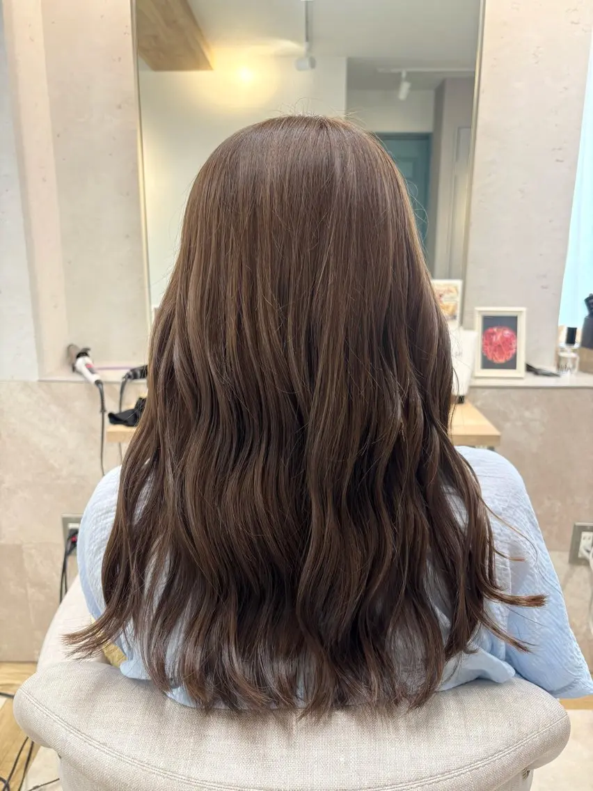 カラー ベージュカラー ミルクティーベージュ カット ヘアカラー トリートメント MaryHarris 西区姪浜/Mihoのヘアスタイル