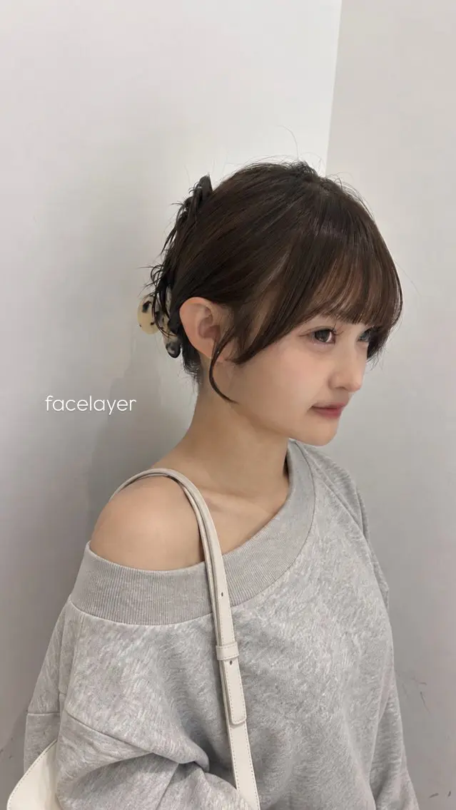 セミロング カット ブリーチなしWカラー ／レイヤー🎀マリノのヘアスタイル