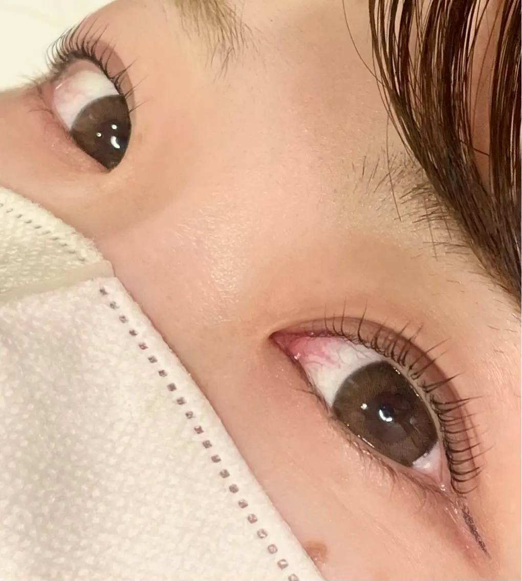上まつげパーマ👀✨コーティング仕上げ【オフなし】の写真
