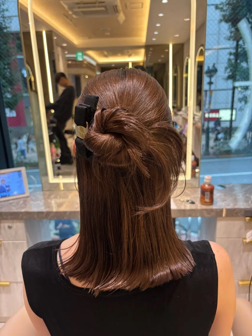 ヘアアレンジ ヘアセット 可愛い製造機🎀 ヘアメイクMoriのヘアスタイル