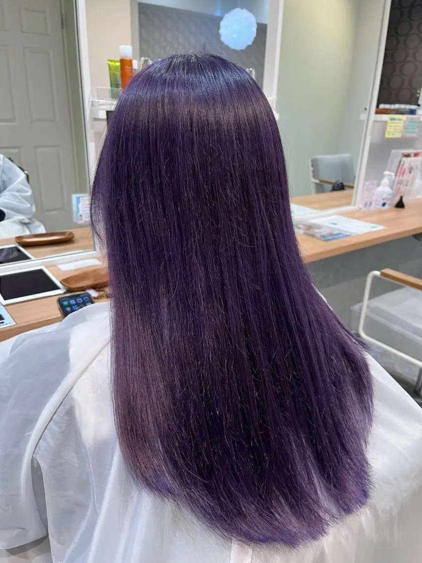 ロング カラー 白澤 流輝のヘアスタイル