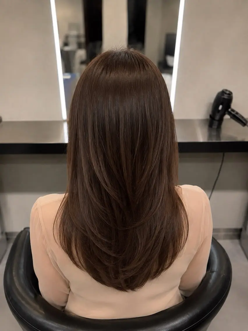 ミディアム カラー ブラウンカラー トリートメント 🌈ウルトワ水素 髪質改善naru🌈のヘアスタイル