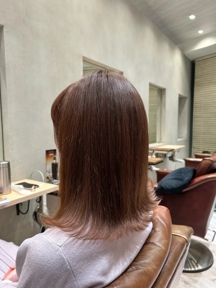 ミディアム カラー 溝口 右京のヘアスタイル