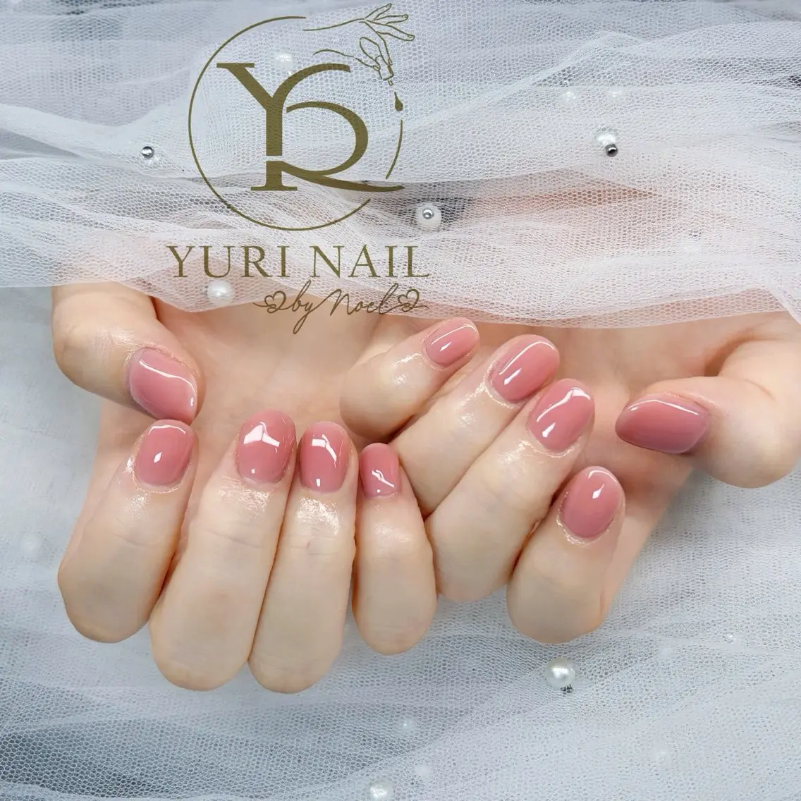 ネイル チークネイル フットネイル グラデーション 韓国ネイル 持ち込み ハンドネイル フットネイル ハンドケア YURI Nail NARITAのネイルデザイン