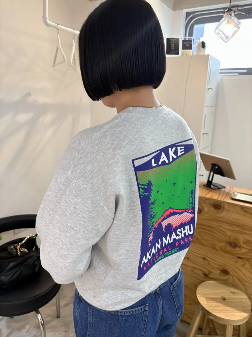 ミディアム カラー カット ヘアカラー トリートメント fit/ madokaのヘアスタイル