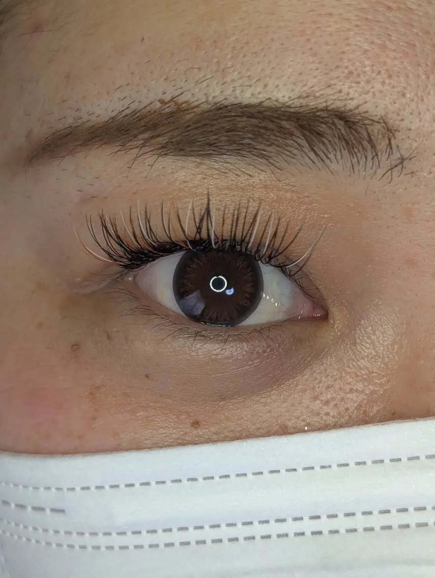 マツエク・マツパ カラーマツエク フラットラッシュ マツエク EYELASH lino 合志市のマツエク・マツパデザイン