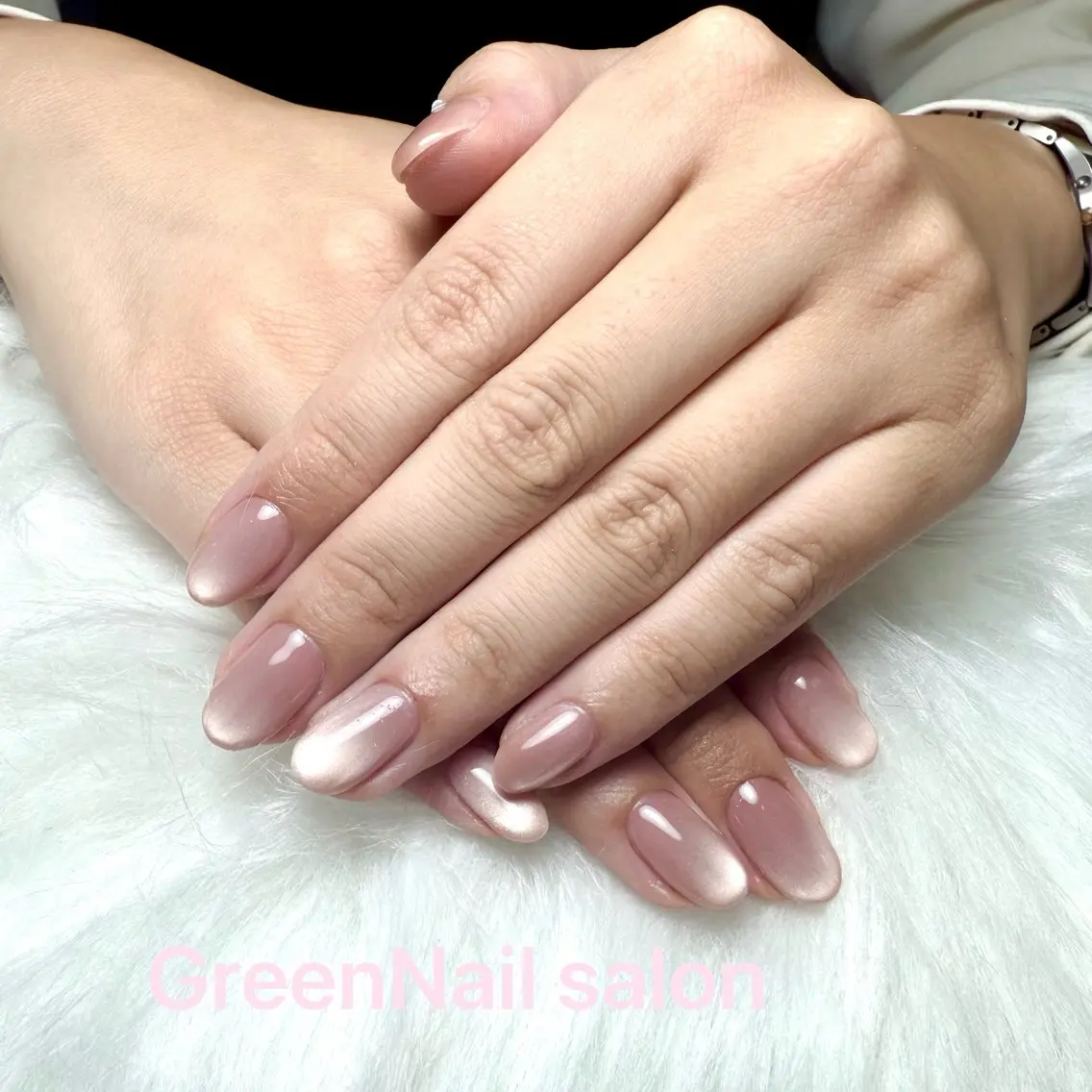 ネイル マグネットネイル GreenNail salonパラジェルのネイルデザイン