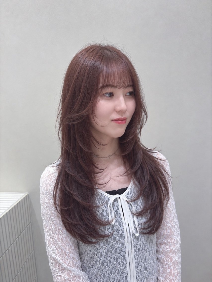 ロング カラーカットモデル 募集中🌷🫧ミオのヘアスタイル
