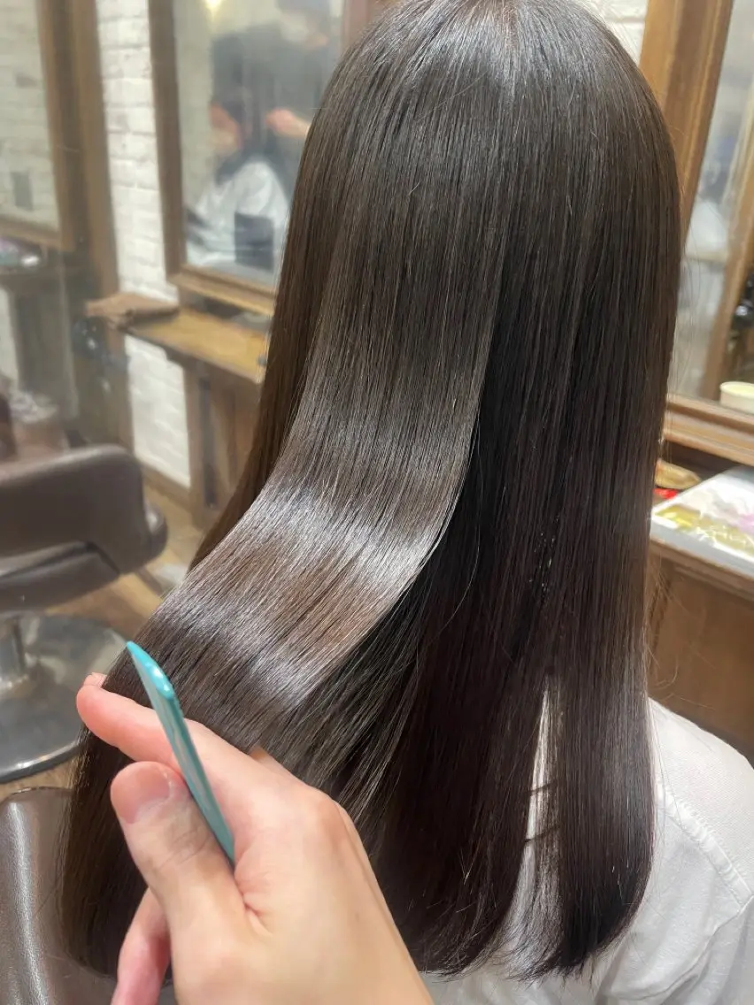ロング 縮毛矯正 MARO 🫧 マロのヘアスタイル