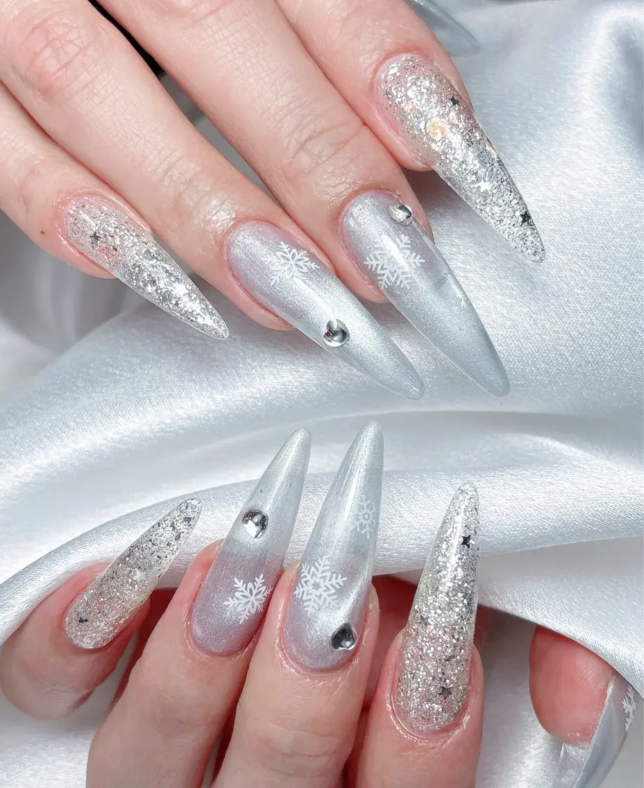 ネイル ハンドネイル Aura Nail 長さだし/パラジェルのネイルデザイン