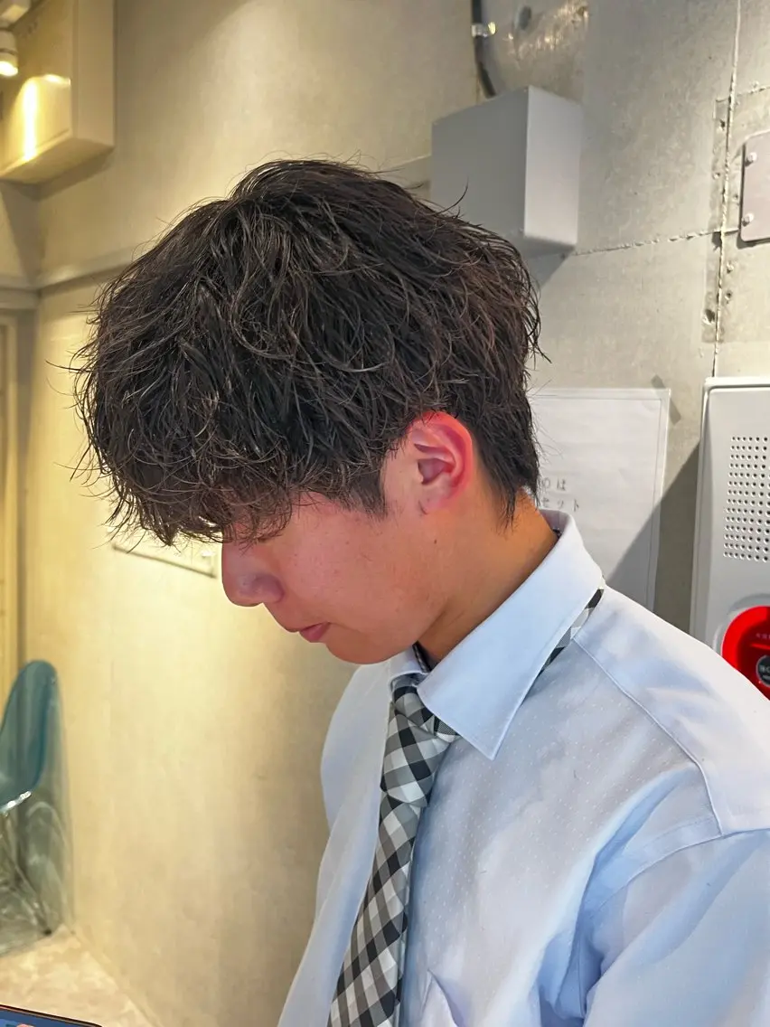🇰🇷ご新規様限定 メンズカット+シャドウパーマの写真