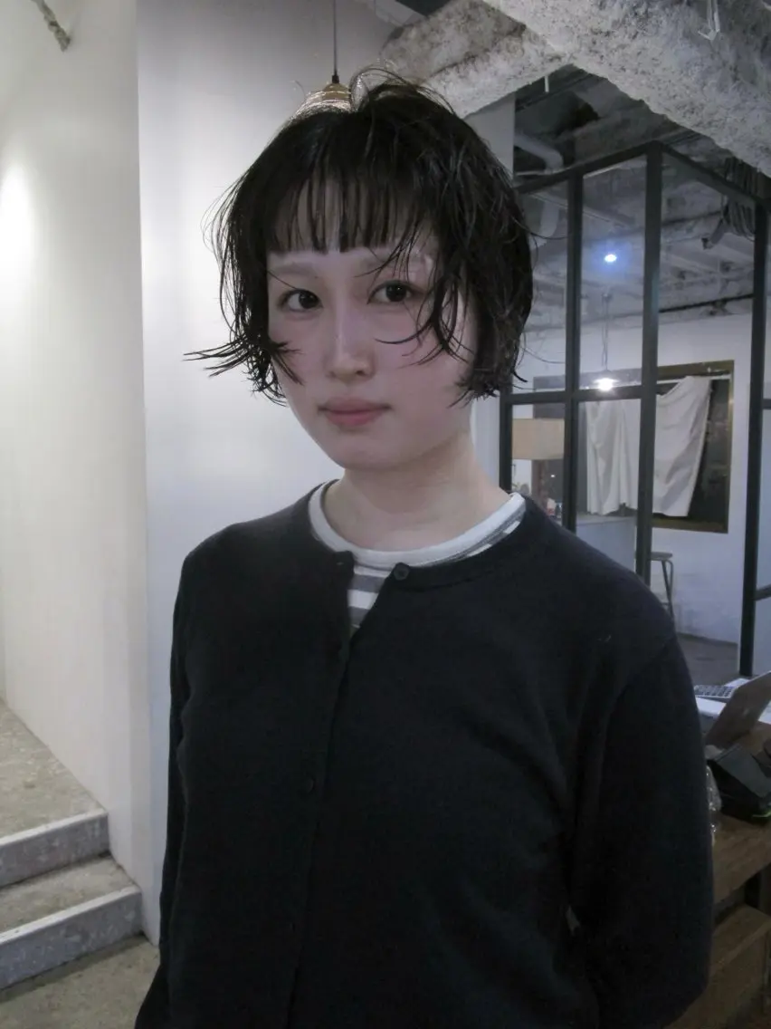 ショート パーマ ボブ カット パーマ yu maのヘアスタイル